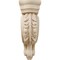 Ekena Millwork 4"W x 10 1/2"D x 14"H Large Hudson Acanthus Wood Corbel, Alder CORW04X11X14HDAL - alternate 2